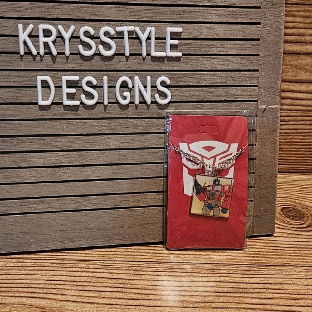 Transformers Optimous Prime necklace